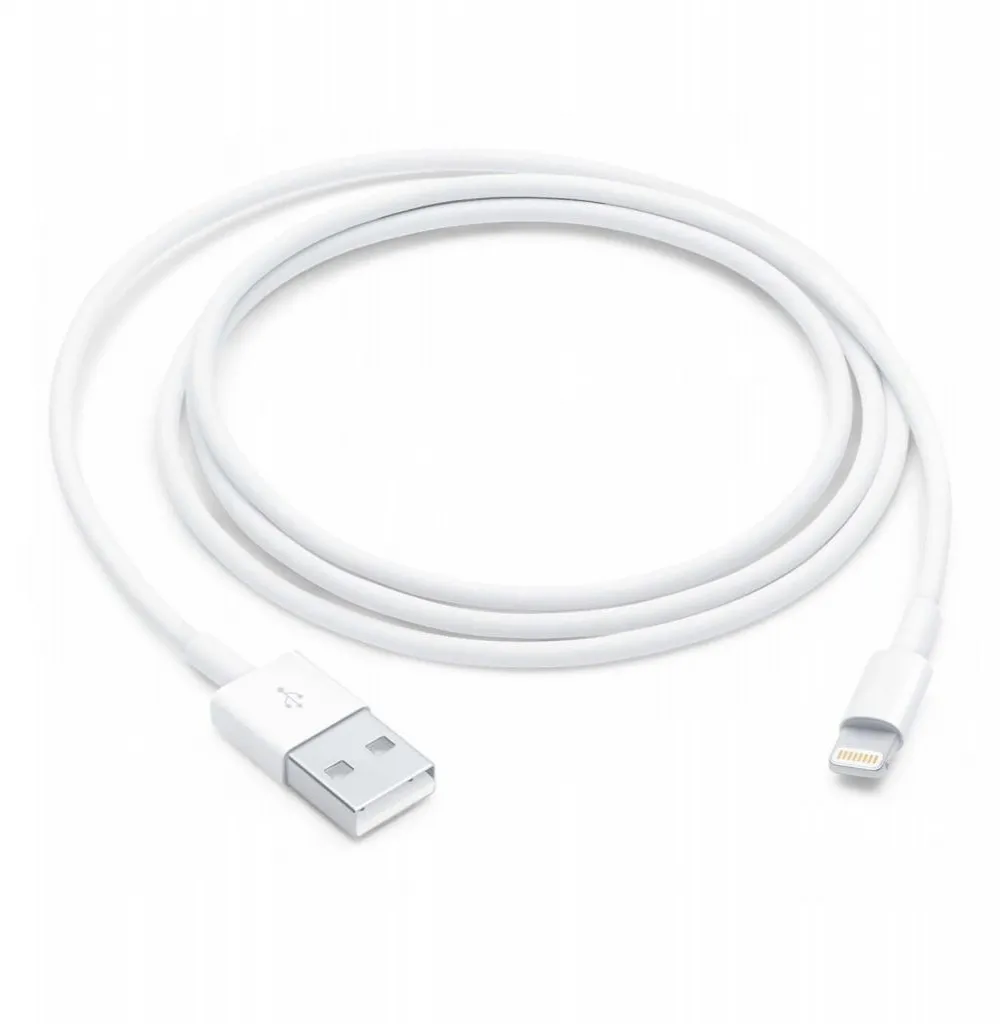 Cabo Apple USB-A Lightning MUQ93ZE/A 1M Branco