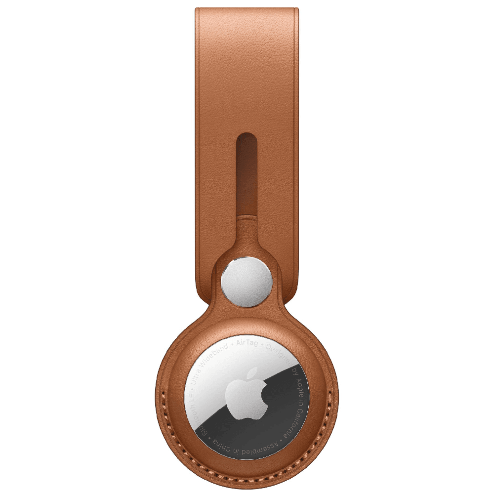 Acessório Apple Leather Loop para AirTag MX4A2ZM/A Saddle Brown
