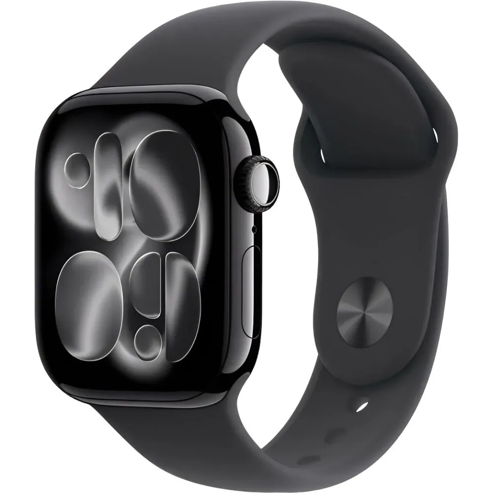 Relógio Inteligente Apple Watch Series 11 42MM GPS Jet Black Sport Band M/L