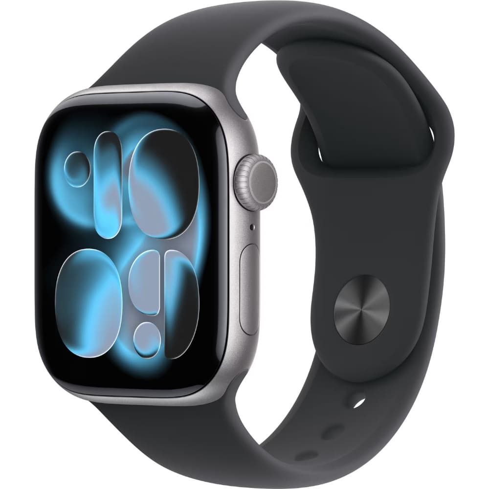 Smartwatch Apple Watch Series 11 MEQW4LW/A 42MM GPS - Alumínio Cinza/Pulseira Esportiva Preta