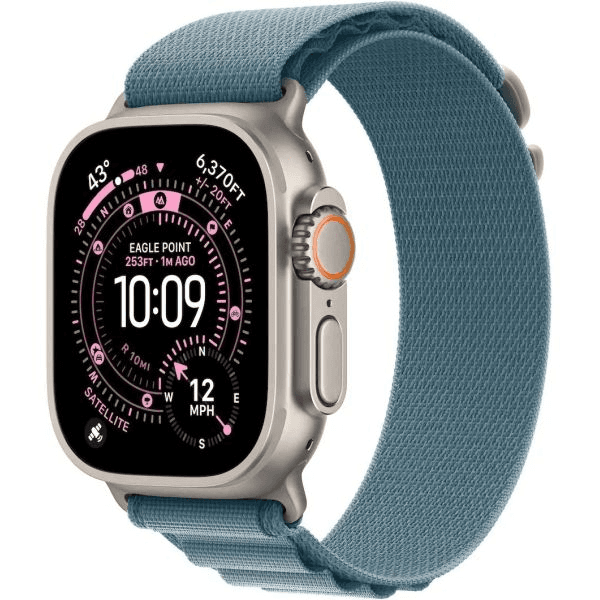 Smartwatch Apple Watch Ultra3 49MM Cell MEWK4LW/A Natural/l.blue Alpine Loop S