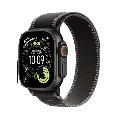Smartwatch Apple Watch Ultra3 49MM Cell MF1H4LW/A Preto/carvão Trail Loop M