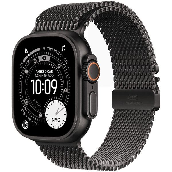 Relógio Inteligente Apple Watch Ultra3 49MM Cell MF1Q4LW/A Black/titanium Milanes Loop S/M