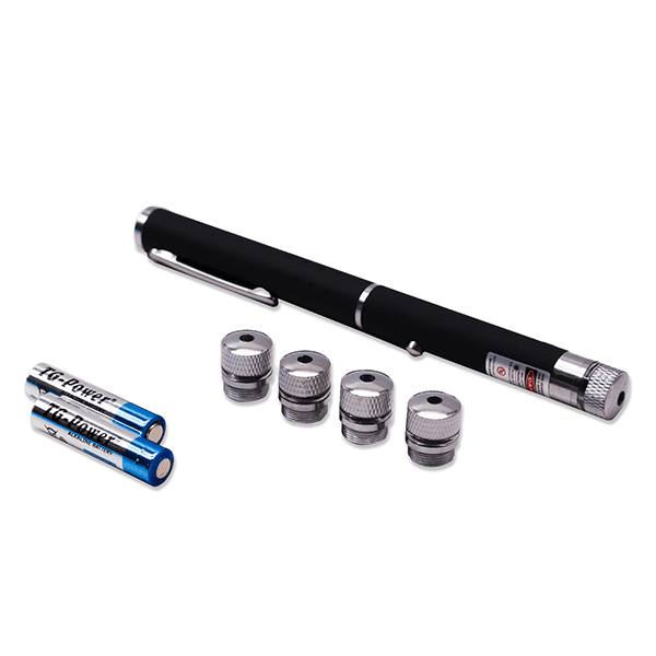 Apresentador Ponteiro de Visão Laser Caneta Laser Pointer Verde Lanterna com 5 Pontas Zlz202010 Preto