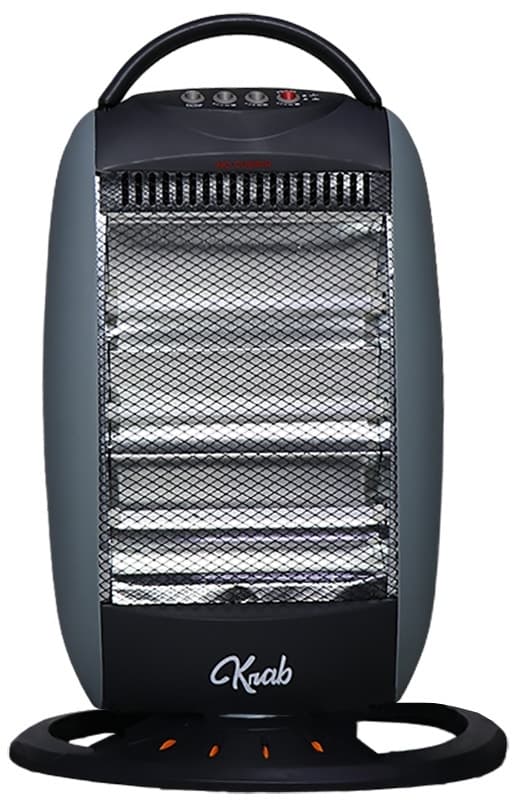 Aquecedor Elétrico Krab Kbeo1200 Quartzo Oscilante 1200W 220V/50-60Hz
