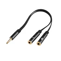 Cabo Adaptador de Áudio 3.5Mm M/H Argom Arg-Cb-0029 A00472 Preto