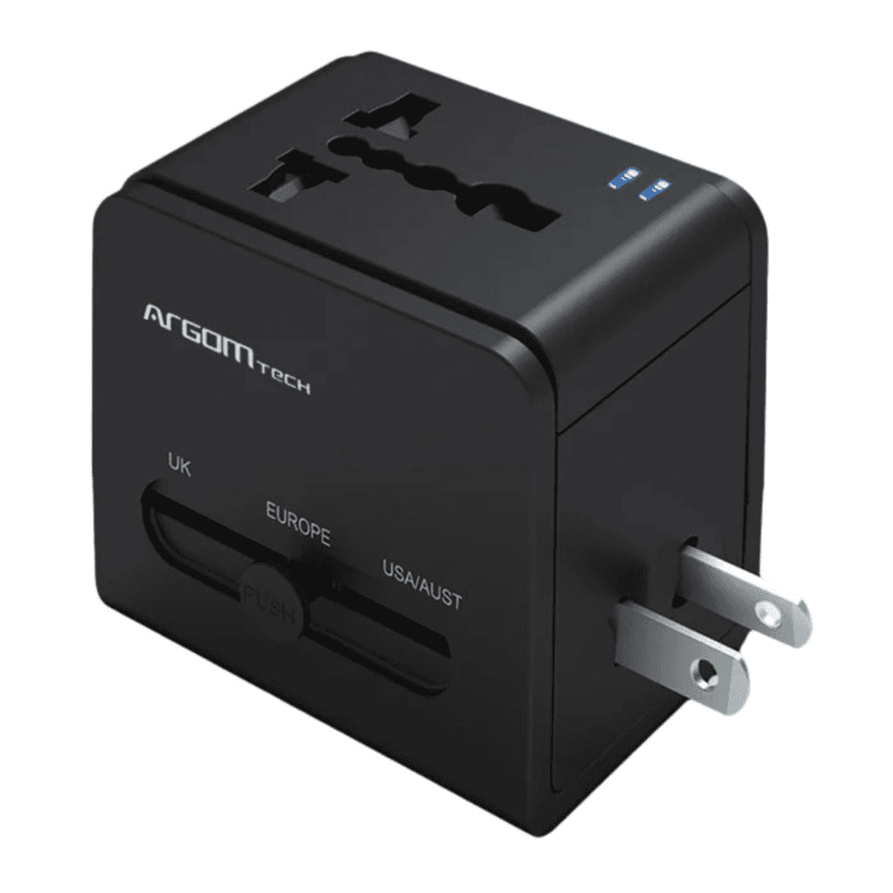 Adaptador Universal Argom Arg-Ac-0298BK A00680 Negro