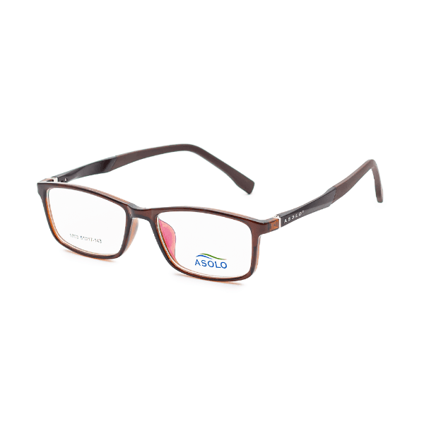 Armação para Óculos de Grau Asolo 1703 C6 Tam. 51-17-143mm - Marrom/Preto