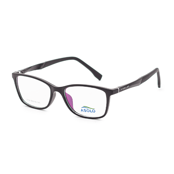 Armação para Óculos de Grau Asolo 1704 C7 Tam. 50-18-143mm - Preto