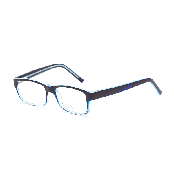 Armação para Óculos de Grau Asolo MOD.AS006 Tam. 54-17-140mm - Azul/Preto