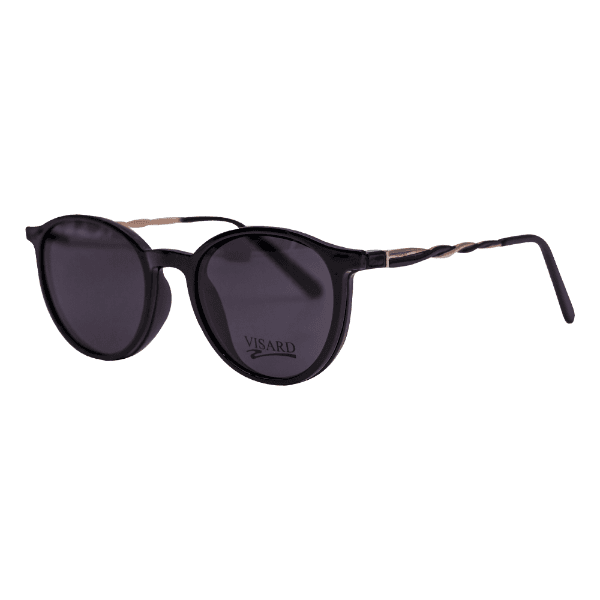 Armação para Óculos de Grau Clip-on Visard 3003 53-20-142 Preto/Dourado
