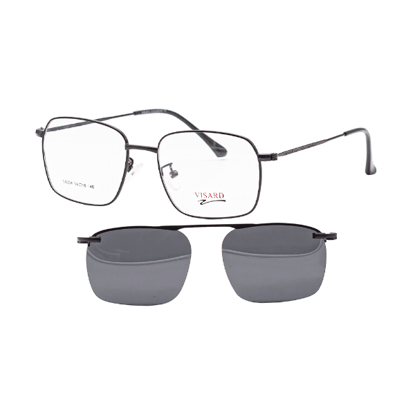Armação para Óculos de Grau Visard L8004 C1 Tam. 54-18-140MM Prata