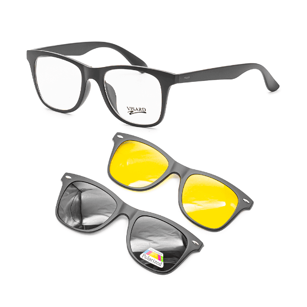 Armação para Óculos de Grau Visard Tr2208 C2 54-19-138MM Preto