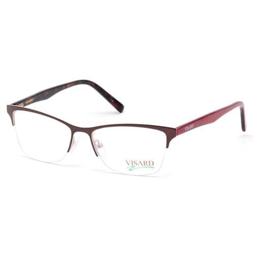 Armação para Óculos de Grau Feminino Visard M603-C2 - Animal Print/Vermelho