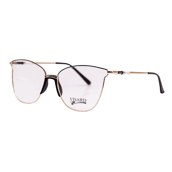 Armação para Óculos de Grau Visard Fl6009 54-15-140 C1 Dourado/Preto
