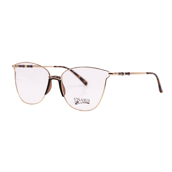 Armação para Óculos de Grau Visard Fl6009 54-15-140 C2 Marrom/Dourado