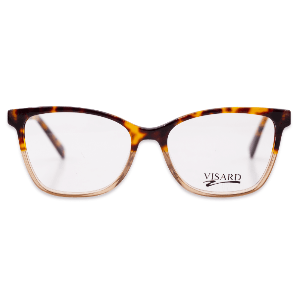 Armação para Óculos de Grau Visard Mh2284 C2 Marrom Animal Print 55-18-145