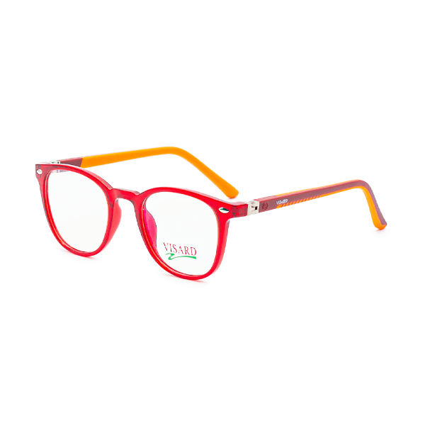 Armação para Óculos de Grau Visard 18151 C9 Tam. 43-20-128MM Vermelho/Amarelo