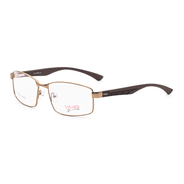 Armação para Óculos de Grau Visard 2347Z C2 Tam. 54-18-138mm - Marrom e Dourado