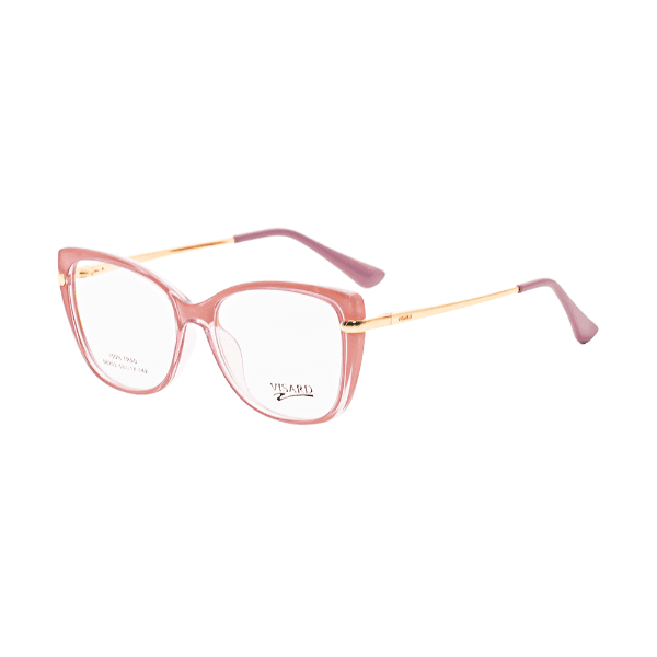 Armação para Óculos de Grau Visard 68203 C-4 Tam. 53-17-142MM Dourado/Rosa