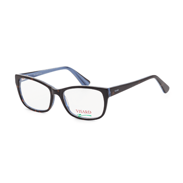 Armação para Óculos de Grau Visard 781 C-02 Tam. 55-18-140MM Animal Print/Azul