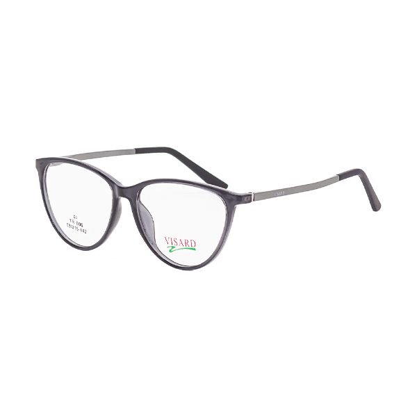 Armação para Óculos de Grau Visard 806 C3 Tam. 53-15-142MM Preto/Cinza