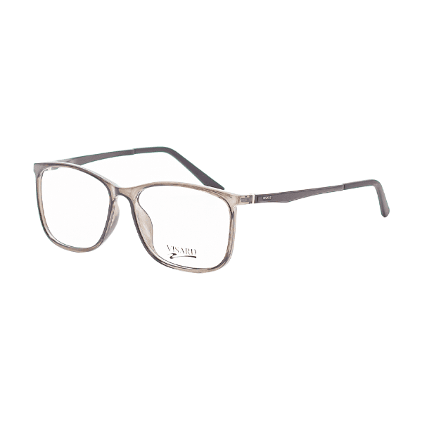 Armação para Óculos de Grau Visard 808 C1 Tamanho 56-16-142MM Preto/Cinza