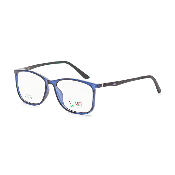 Armação para Óculos de Grau Visard 808 C2 Tam. 56-16-142mm - Azul/Preto