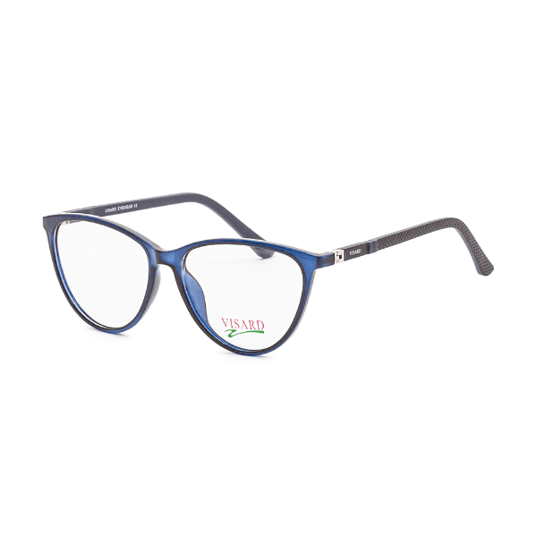 Armação para Óculos de Grau Visard 9906 C7 Tamanho 53-15-142MM Azul/Preto