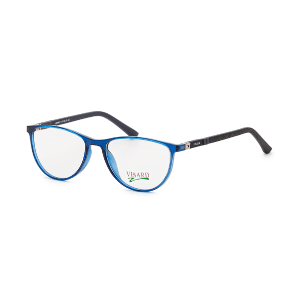 Armação para Óculos de Grau Visard 9907 C7 Tam. 55-16-142MM Azul/Preto