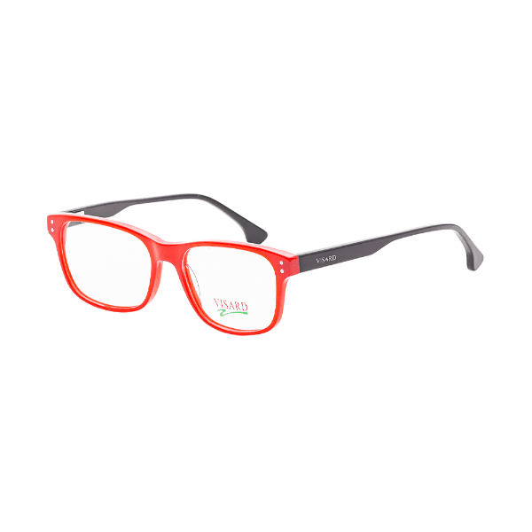 Armação para Óculos de Grau Visard A0125 C7 Tam. 53-17-140mm - Preto/Vermelho