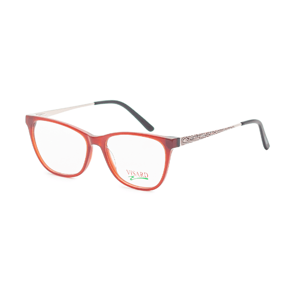 Armação para Óculos de Grau Visard Am16 C7 Tam. 57-17-140MM Preto/Vermelho