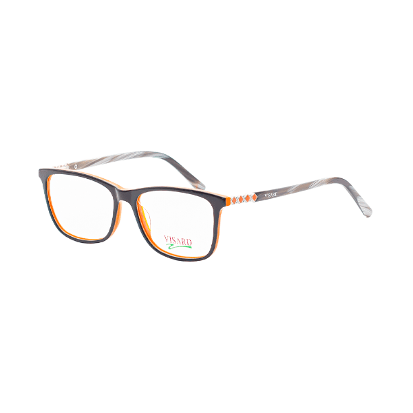 Armação para Óculos de Grau Visard AM56 C6 Tam. 54-16-138mm - Marrom/Laranja