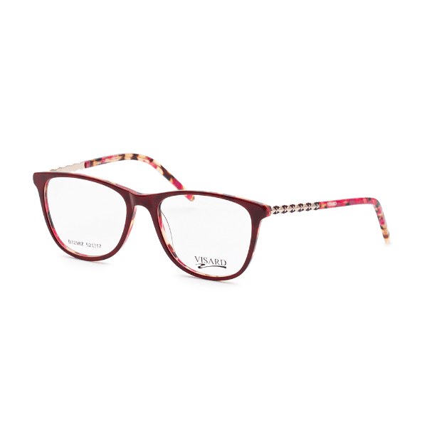 Armação para Óculos de Grau Visard B1298Z C5 Tam. 52-14-140MM Vermelho/Rosa