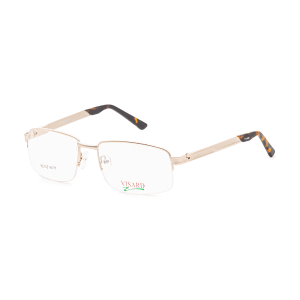 Armação para Óculos de Grau Visard B2354Z C5 58-18-138mm - Dourado/Animal Print