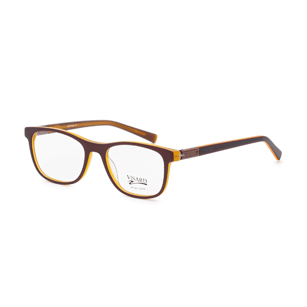 Armação para Óculos de Grau Visard Bf7021 C2 Marrom/Laranja Tam. 53-19-140MM