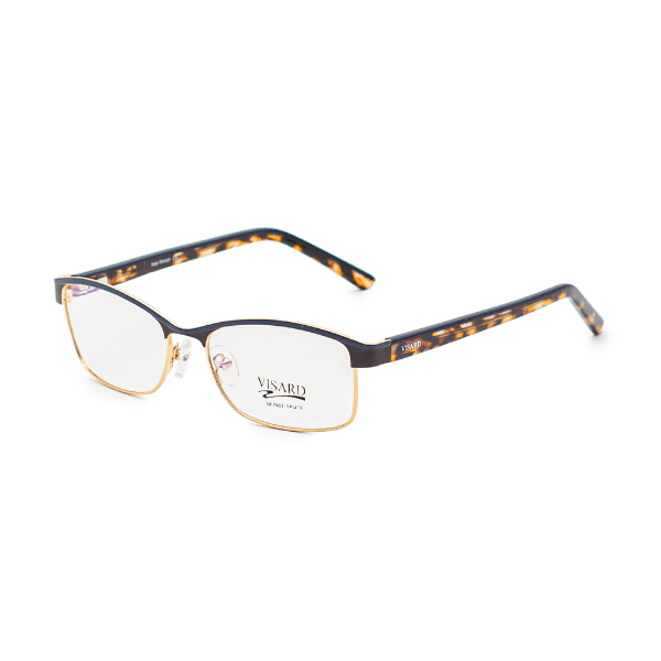 Armação para Óculos de Grau Visard Bf7062 C2 Tam. 54-16-140MM Dourado/Animal Print