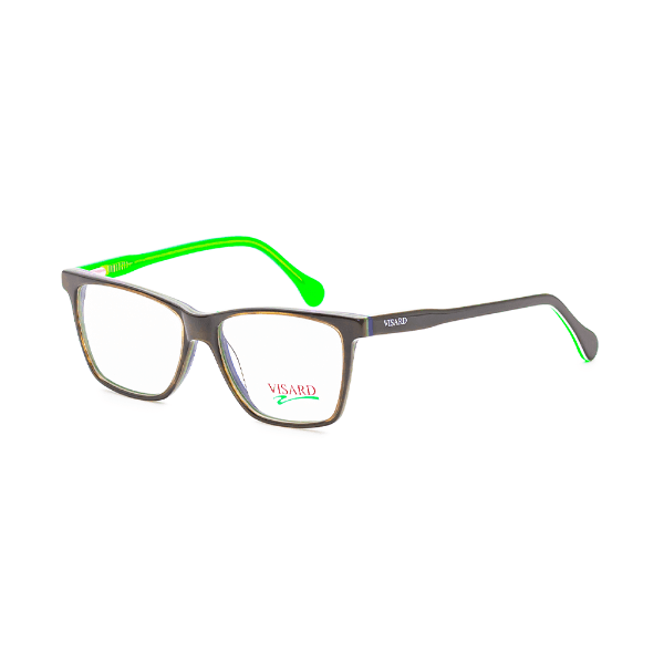 Armação para Óculos de Grau Visard Co5266 Col.07 Tam. 56-16-140MM Preto/Verde