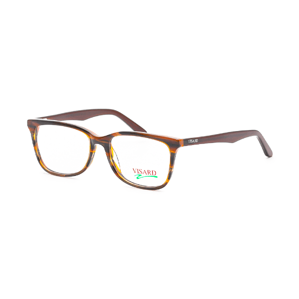 Armação para Óculos de Grau Visard CO5267 COL.02 Tam. 54-17-140mm - Animal Print/Marrom