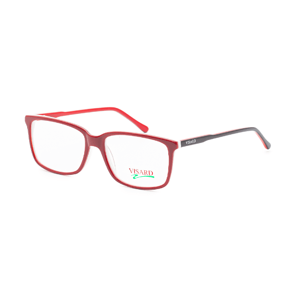 Armação para Óculos de Grau Visard CO5864 COL.04 Tam. 56-17-140mm - Vermelho/Preto