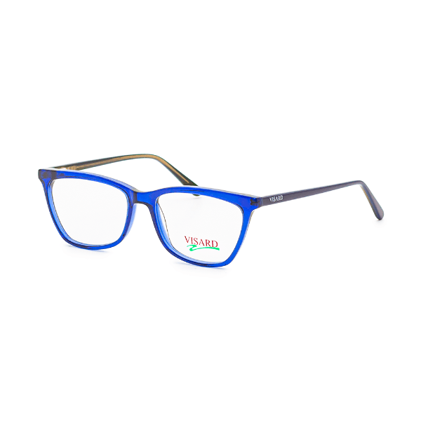 Armação para Óculos de Grau Visard Co5865 Col.03 Tam. 54-17-140MM Azul/Preto