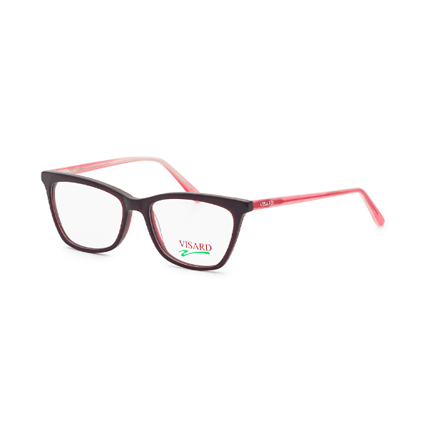 Armação para Óculos de Grau Visard Co5865 Col.05 Tamanho 54-17-140MM Preto/Rosa