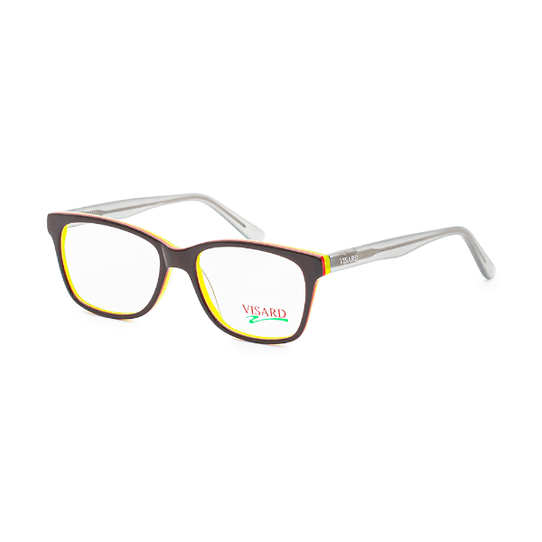 Armação para Óculos de Grau Visard CO5866 COL.07 Tam. 53-17-140mm - Prata/Preto