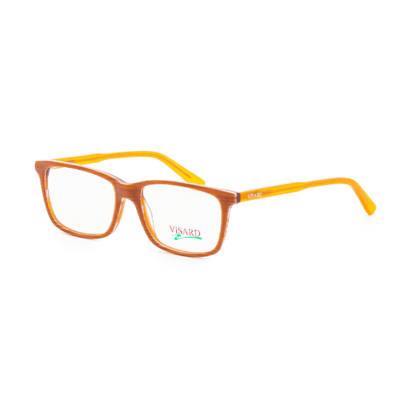 Armação para Óculos de Grau Visard Co5873 Col.04 Tamanho 55-17-140MM Amarelo