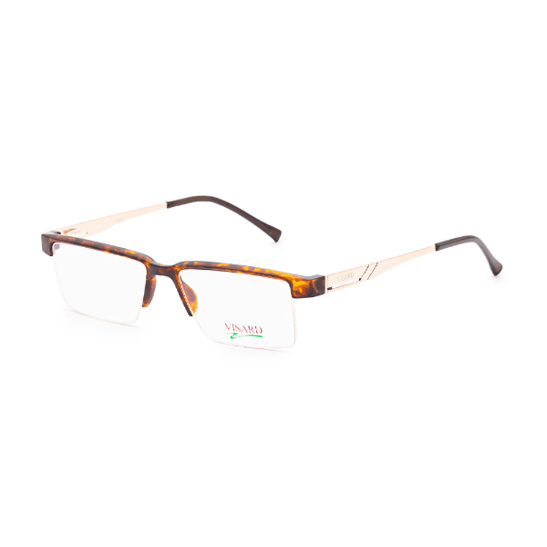 Armação para Óculos de Grau Visard DC7047 C4 Tam. 52-18-140mm - Animal Print/Dourado