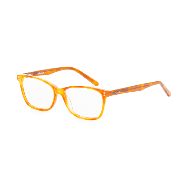 Armação para Óculos de Grau Visard F660 C262 Tam. 54-15-140mm - Laranja