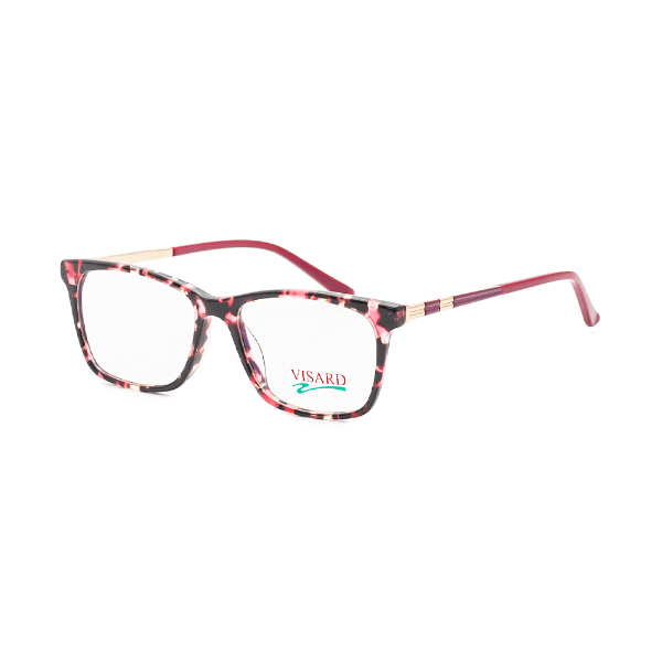 Armação para Óculos de Grau Visard HRS6115 C3 Tam. 52-17-140mm - Animal Print/Rosa