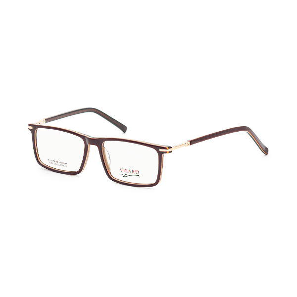 Armação para Óculos de Grau Visard LT013 C5 Tam. 54-16-138mm - Marrom/Dourado