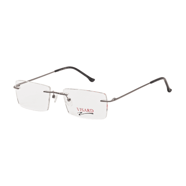 Armação para Óculos de Grau Visard Mod.3202 Col.02 Tamanho 52-18-140MM Prata