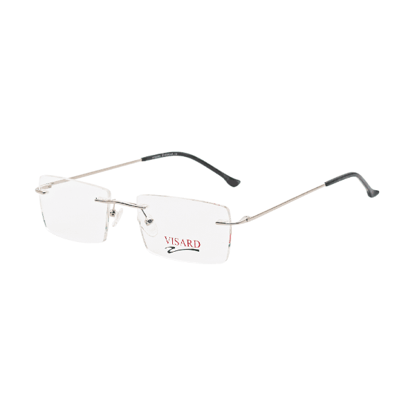Armação para Óculos de Grau Visard Mod.3202 Col.03 Tamanho 52-18-140MM Prata
